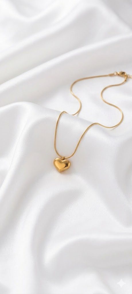 Auraa Heart Gold Neckchain